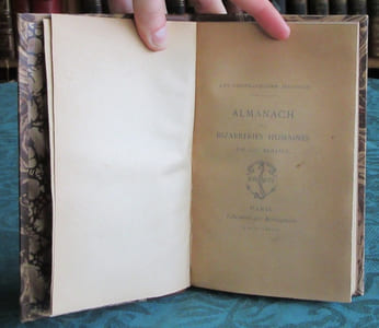 Almanach des Bizarreries humaines.