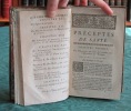 Préceptes de santé, ou introduction au dictionnaire de santé - Édition originale.. JOURDAIN Anselme
