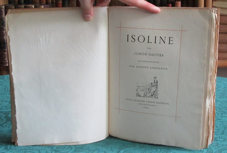 Isoline - Avec douze eaux-fortes - Édition originale.