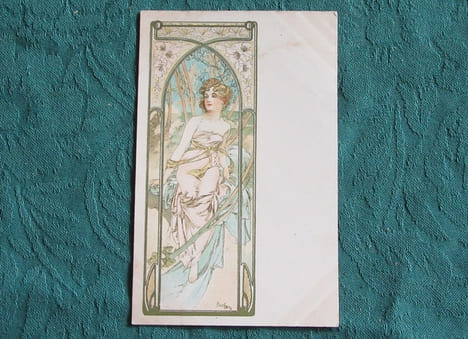 Mucha - Carte postale ancienne C63 - sixième série.. MUCHA Alfons