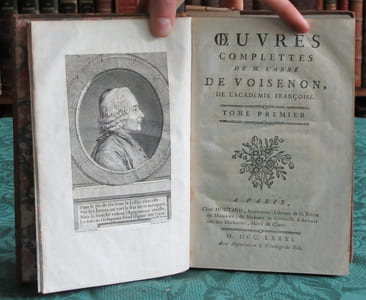 Oeuvres complettes (complètes) de l'Abbé de Voisenon - 5 volumes - Édition originale.