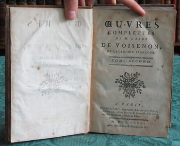 Oeuvres complettes (complètes) de l'Abbé de Voisenon - 5 volumes - Édition originale.