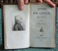 Lettres sur l'Italie - 2 tomes en 1 volume.. MERCIER-DUPATY Jean-Baptiste