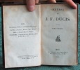 Oeuvres de J.F. Ducis - 5 volumes.. DUCIS Jean-François