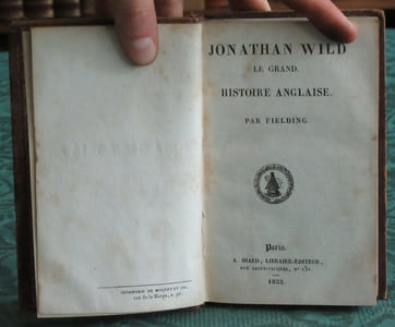 Jonathan Wild le grand - histoire anglaise.