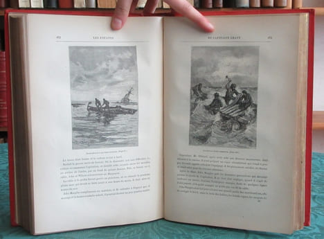 Les Enfants du Capitaine Grant - Voyage autour du Monde. (Bannière bleue). VERNE Jules