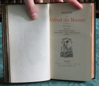 Oeuvres de Alfred de Musset - Poésies - 2 volumes.