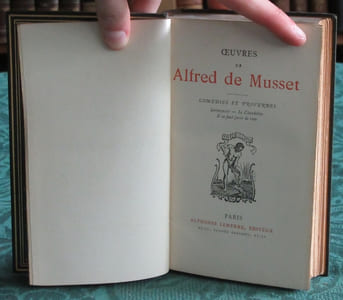 Oeuvres de Alfred de Musset - Comédies et proverbes - 2 volumes.