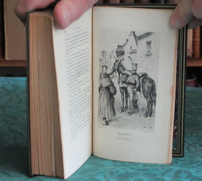 Oeuvres de Alfred de Musset - Nouvelles - Contes et Nouvelles - 2 volumes.. MUSSET Alfred de