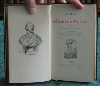 Oeuvres de Alfred de Musset - Oeuvres posthumes - 1 volume.
