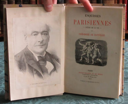 Esquisses parisiennes - Scènes de la vie - Édition originale.. BANVILLE Théodore de