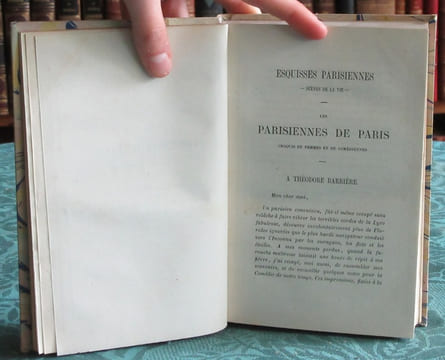 Esquisses parisiennes - Scènes de la vie - Édition originale.. BANVILLE Théodore de