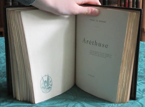 Tel qu'en songe - Aréthuse - 2 titres en E.O. en 1 volume - (2 LAS) - Éditions originales.. REGNIER Henri de