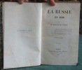 La Russie en 1839. 4 volumes - Edition originale.. CUSTINE