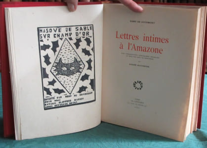 Lettres intimes à l'Amazone.