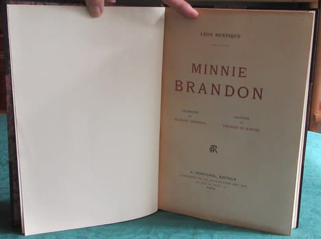 Minnie Brandon.. HENNIQUE Léon