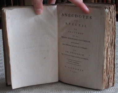 Réunion de 4 textes anciens sur la Russie du XVIIIème siècle - 5 volumes - Editions originales.