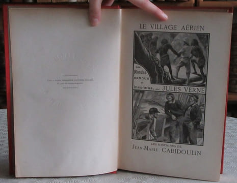 Le Village Aérien. Les Histoires de Jean-Marie Cabidoulin. (Globe doré). VERNE Jules