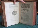Les Antiquités romaines - 2 volumes - 8 planches - Edition originale.. D'HALICARNASSE Denys