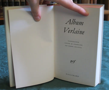 Pléiade. Album Verlaine.