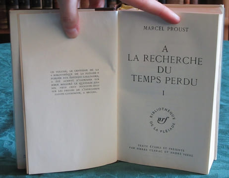 Pléiade - Marcel Proust - A la recherche du temps perdu - Tome I.. CLARAC Pïerre - FERRE André