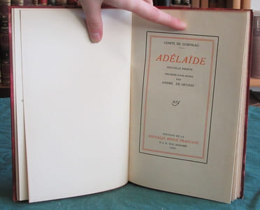 Adélaïde (Nouvelle inédite) - Edition originale.