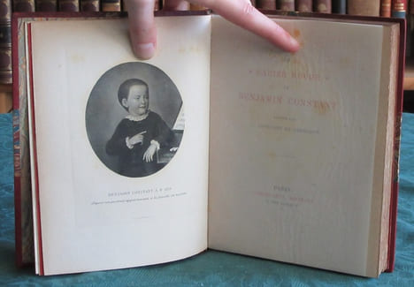 Le Cahier rouge - Edition originale.. CONSTANT Benjamin