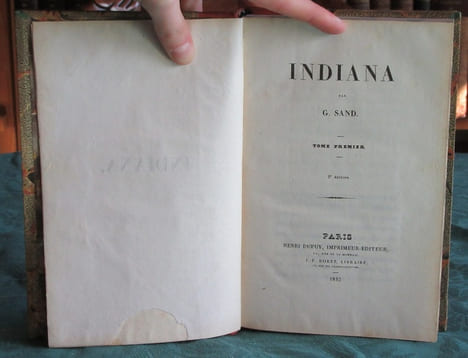 Indiana - 2 volumes - Rare édition.. SAND George