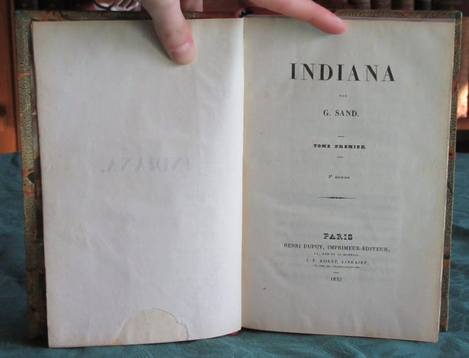 Indiana - 2 volumes - Rare édition.