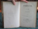 Indiana - 2 volumes - Edition originale.. SAND George