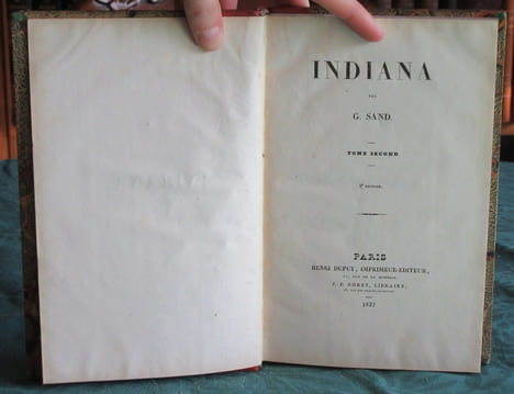 Indiana - 2 volumes - Rare édition.. SAND George