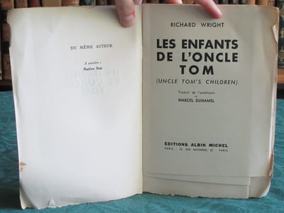 Les enfants de l'oncle Tom - roman - Édition originale numérotée.
