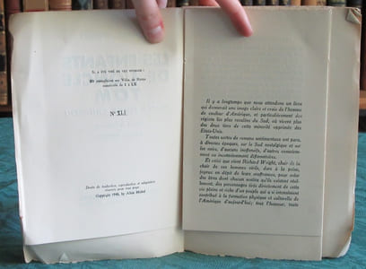 Les enfants de l'oncle Tom - roman - Édition originale numérotée.
