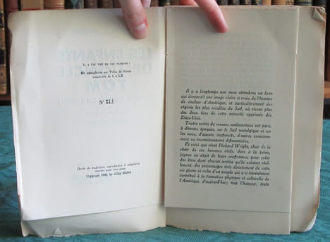 Les enfants de l'oncle Tom - roman - Édition originale numérotée.. DUHAMEL Marcel