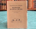 Élégies romaines - Edition originale.. ALIBERT François-Paul