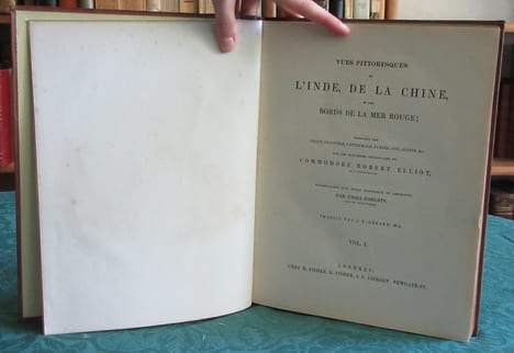 Vues pittoresques de l'Inde, de la Chine, et des bords de la Mer rouge. 2 volumes.. ROBERTS Emma