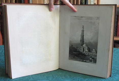 Vues pittoresques de l'Inde, de la Chine, et des bords de la Mer rouge. 2 volumes.. ROBERTS Emma