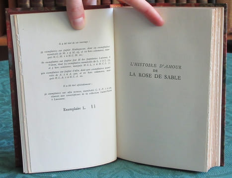 L'histoire d'amour de la rose de sable - Roman - Édition originale.. MONTHERLANT Henry de