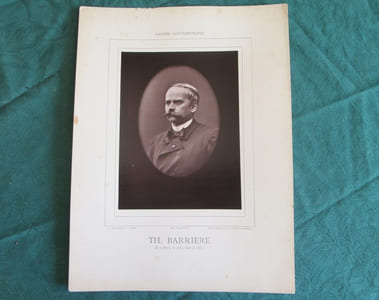 Photographie ancienne de Théodore Barrière - Cliché Nadar.