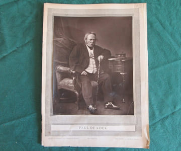 Photographie ancienne de Paul de Kock - Cliché Bertall.