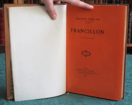 Francillon - Pièce en trois actes - Édition originale.. DUMAS Alexandre fils