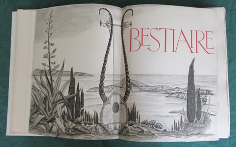 Le Bestiaire ou Cortège d'Orphée.