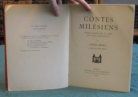 Contes Milésiens.. APULEE