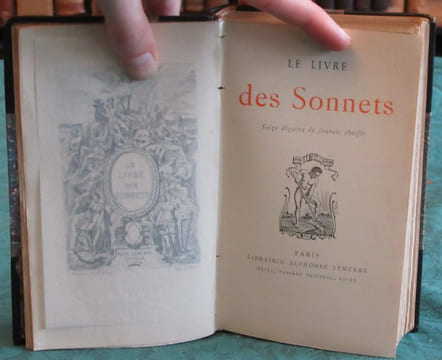 Le livre des Sonnets - seize dizains de sonnets choisis.. ASSELINEAU Charles