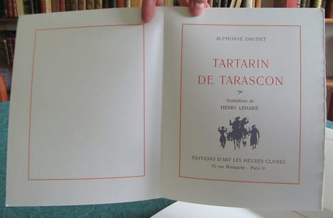 Tartarin de Tarascon.. DAUDET Alphonse