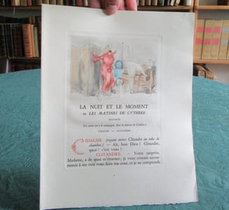 La nuit et le moment illustré par Icart.
