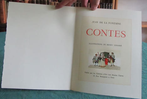 Contes de Jean de La Fontaine. 3 volumes illustré par Lemarié.. LA FONTAINE Jean de