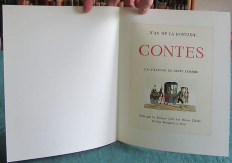 Contes de Jean de La Fontaine. 3 volumes illustré par Lemarié.. LA FONTAINE Jean de