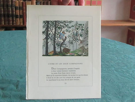 Fables de Jean de La Fontaine. 3 volumes illustré par Lemarié.. LA FONTAINE Jean de