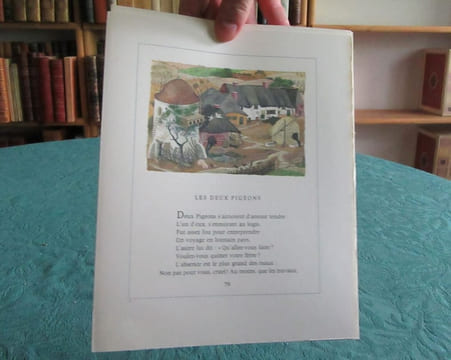 Fables de Jean de La Fontaine. 3 volumes illustré par Lemarié.. LA FONTAINE Jean de